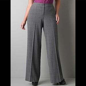 LANE BRYANT WIDE LEG TROUSERS